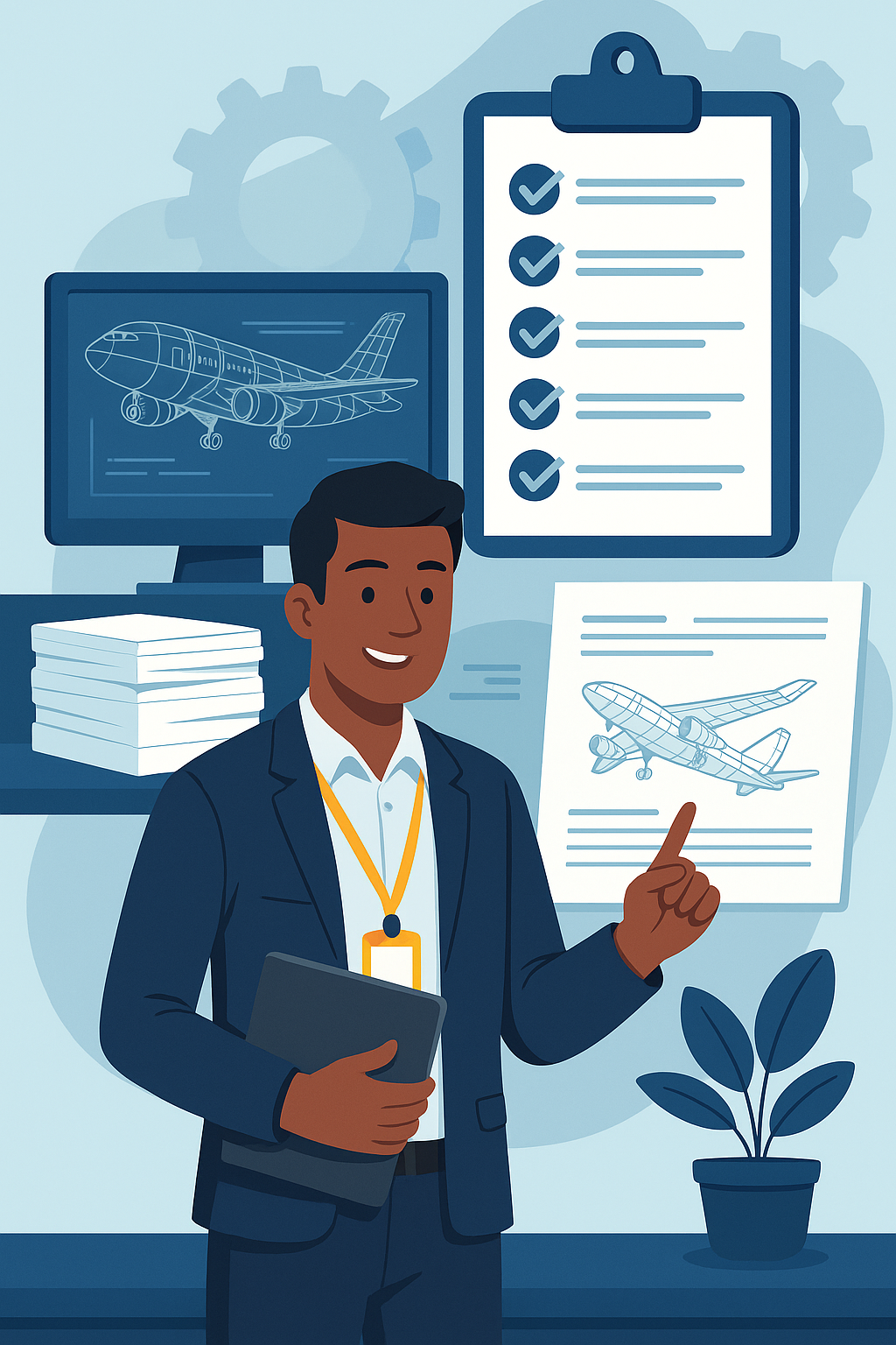 Compliance & Documentation Support Illustration